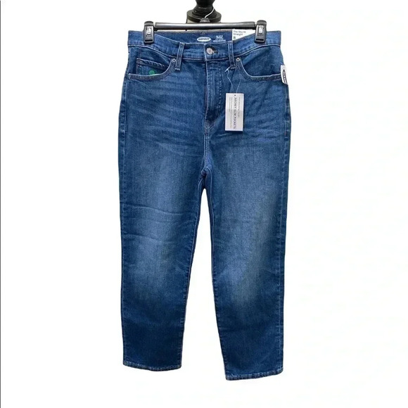 Old Navy sky-hi straight jeans - Picture 1 of 8
